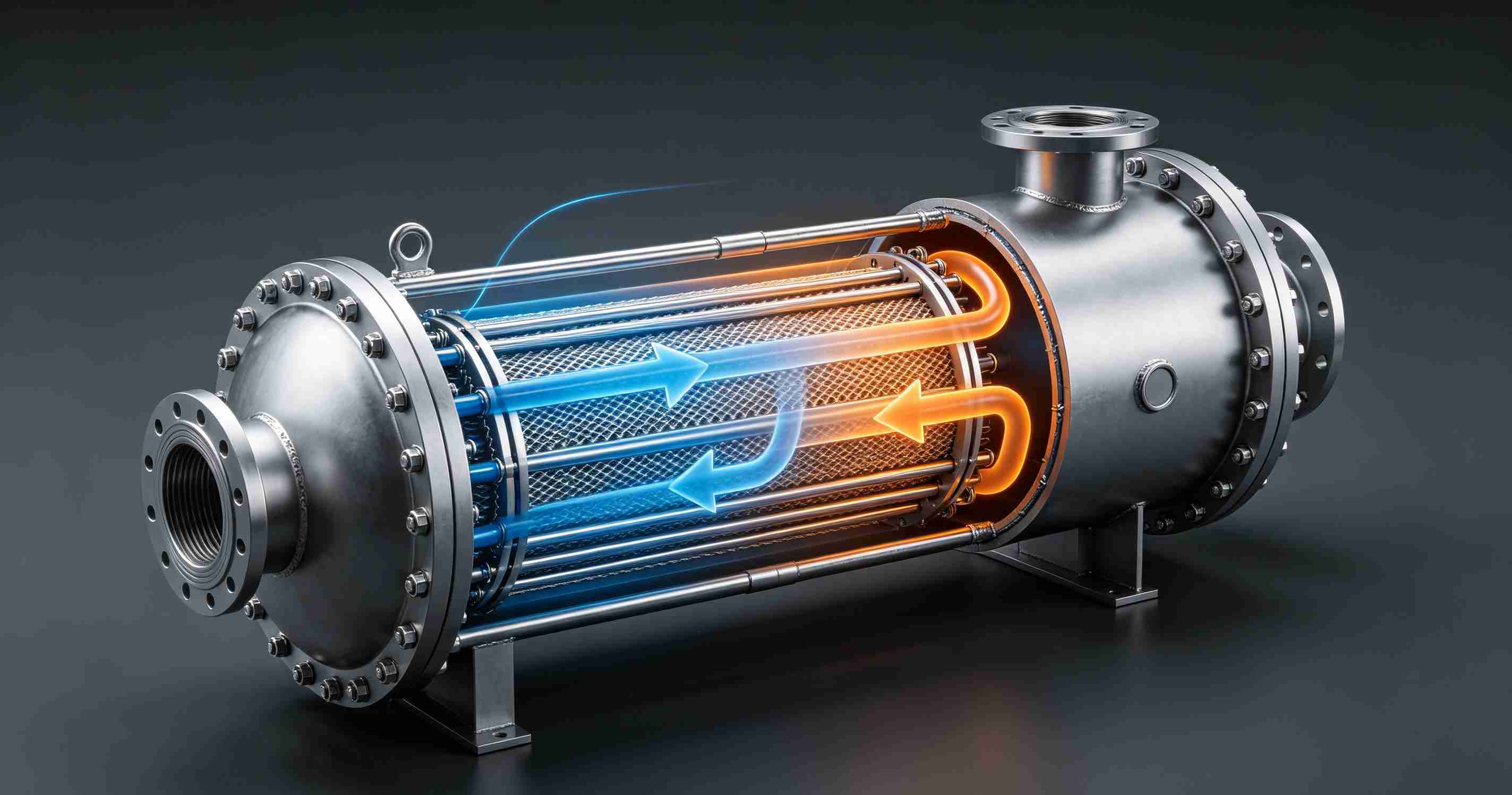 Fully welded plate and shell heat exchanger manufactured by EOU® heat exchange