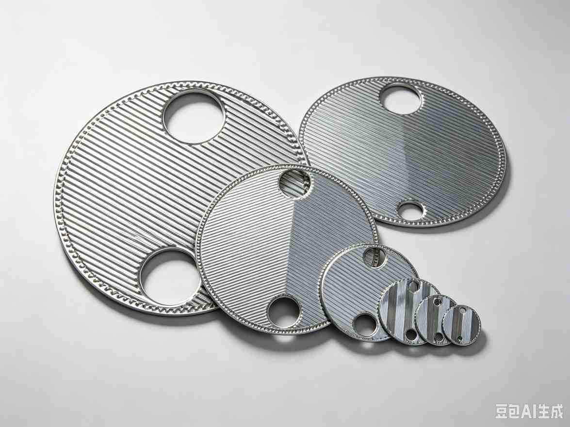 alloy plate bundle core of plate and shell heat exchanger